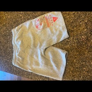Grey Fleece shorts SZ small